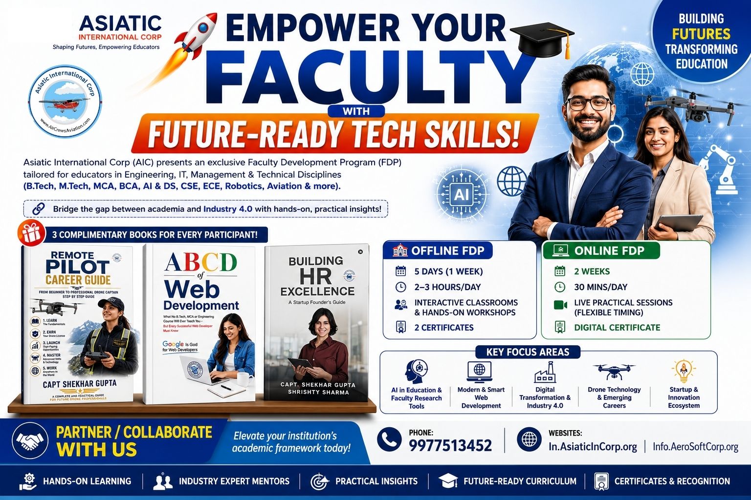 Faculty Development Program (FDP) 2026 — Drones, AI & Web Development